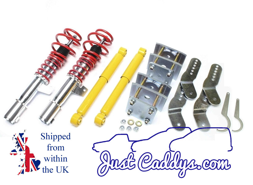 VW Caddy MK3 (2K) Front & Rear T/A Technix Lowering Coilover Kit