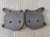 Weld-on MK1 Caddy Pickup Axle End Plates, for MK4 Disc Brakes