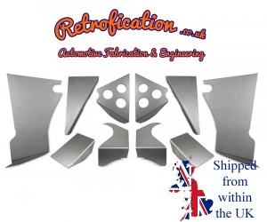 Vauxhall Chevette Opel Kadett C Chassis Body Strengthening Reinforcement Plates