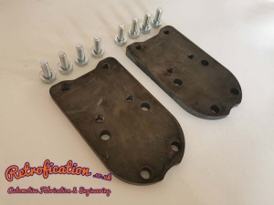 MK2 Caddy Van 9K rear Axle Lowering Drop Plates