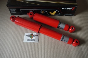 VW Caddy MK1 Pickup Rear Koni Red Adjustable Dampers Shock Absorbers