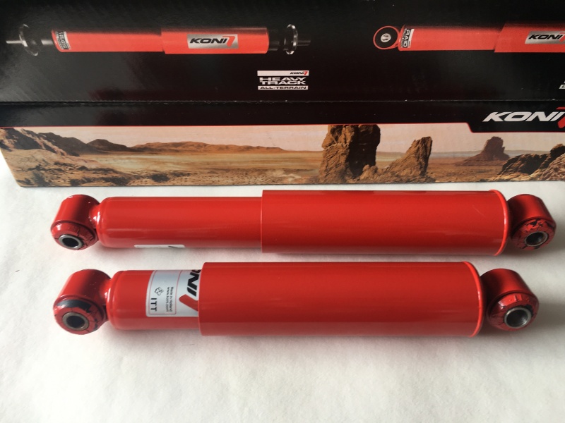 VW Caddy MK3 2K Rear Koni Shortened Adjustable Shocks for Lowered